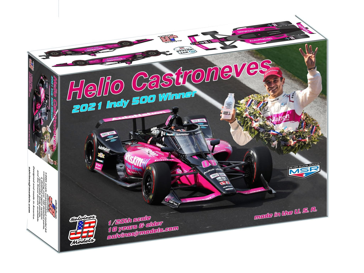 Helio Castroneves 2021 Indy 500 Winner – Salvinos JR Models