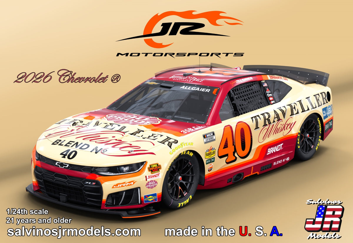 Pre-Order April) Justin Allgrier JR Motorsports 2026 Chevrolet