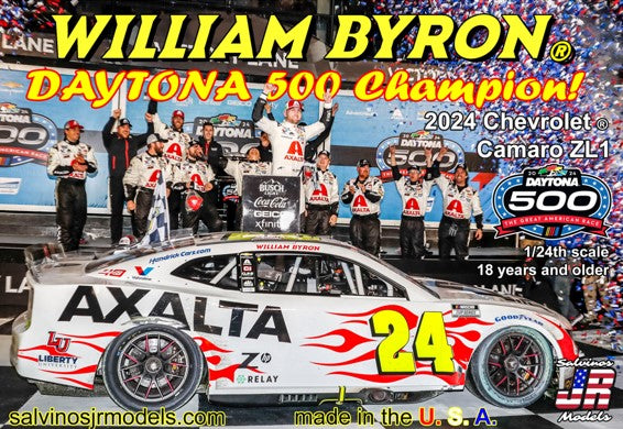 HMC2024WBD- William Byron #24 2024 “500” Winner – Salvinos JR Models